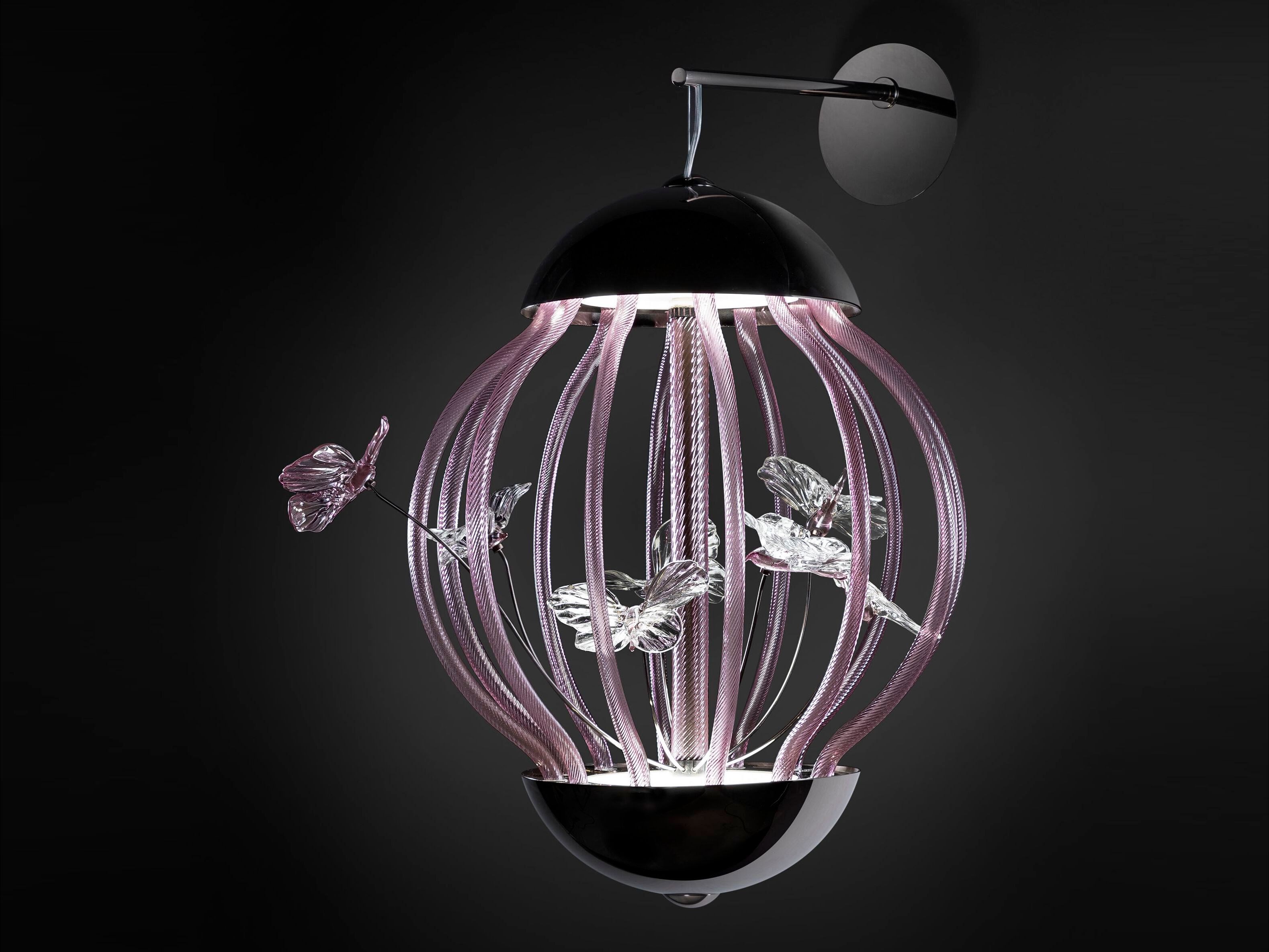 Стеклянный светодиодный настенный светильник MULTIFORME Клетка ARCH-00083369