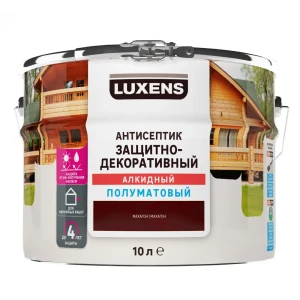 84870477 Антисептик Luxens полуматовый махагон 10 л STLM-1519338