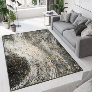 Ковер вискоза Рим 809X 75x150 см цвет серый