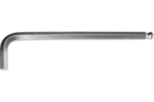 16284839 Имбусовый ключ Industrie длинный, с шариком, Cr-Mo, хромосатинированное покрытие, HEX 19 27437-19 KRAFTOOL