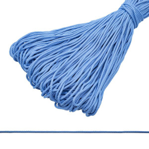 90542698 Шнур плетеный бытовой веревка хозяйственная цвет голубой 1.5мм х 100м STLM-0273228 АЙРИС
