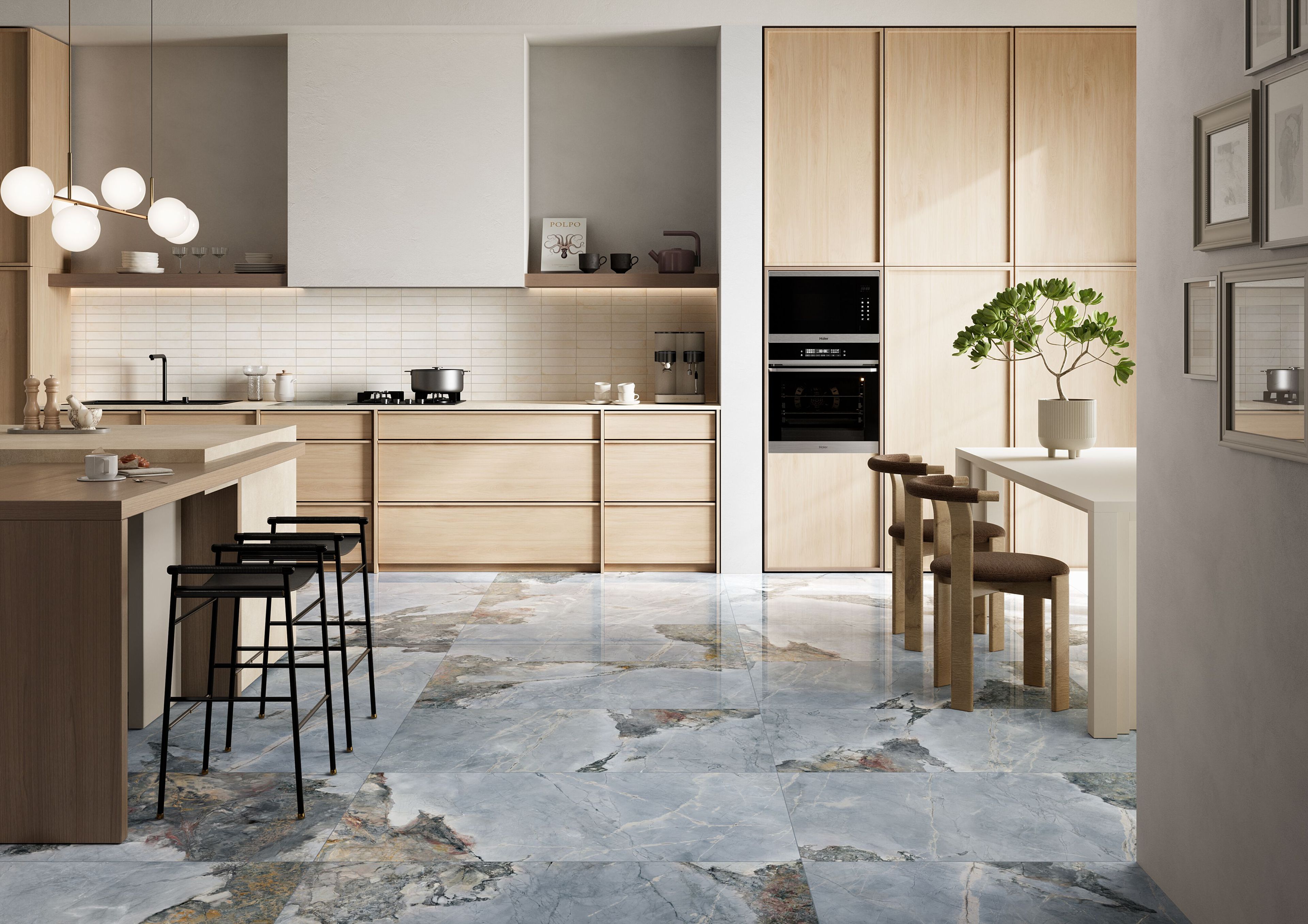 Пол / керамогранит с мраморным эффектом Ceramica Rondine INVISIBLE ARCH-00106333 - Вид №6