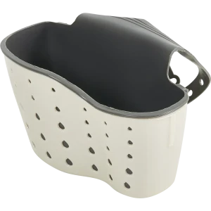 Держатель для щетки и губки 21x15x5 см ПВХ серый