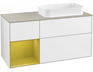 Villeroy&Boch Тумба под раковину Прямоугольная версия F273HEGF Finion Glossy White Lacquer