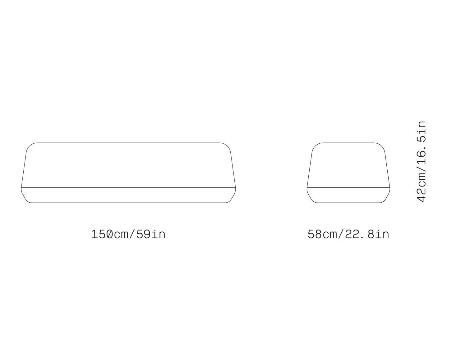 Овальный пуф из ткани Omelette Editions MOLE ARCH-00136444 - Вид №8