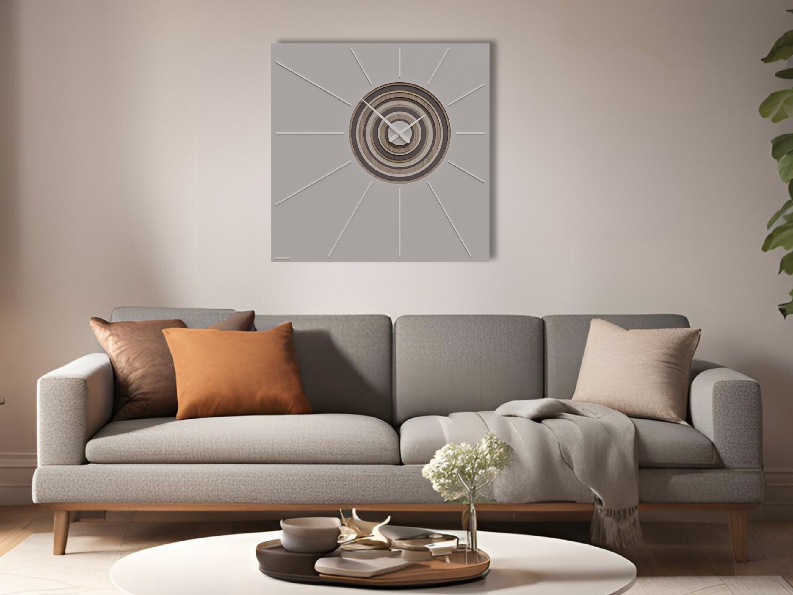 Настенные часы MDF CalleaDesign HELIOS ARCH-00010626 - Вид №2