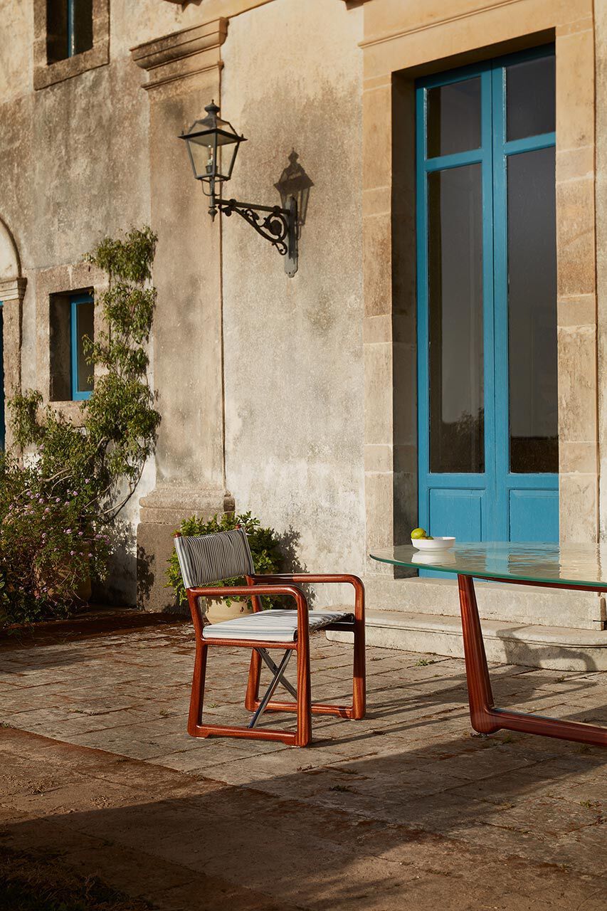 Складной стул директора из красного дерева и ткани Exteta Loro Piana Interiors, Стулья Delight от Exteta ARCH-00018679 - Вид №17