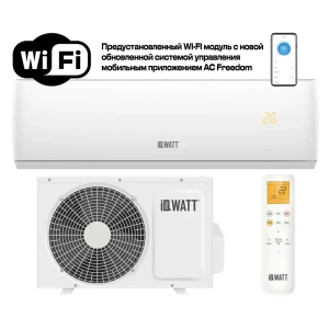 91864315 Сплит-система инверторная Iqwatt AS(-W)-J-9000BTU 9K BTU охлаждение/обогрев с Wi Fi STLM-1371904
