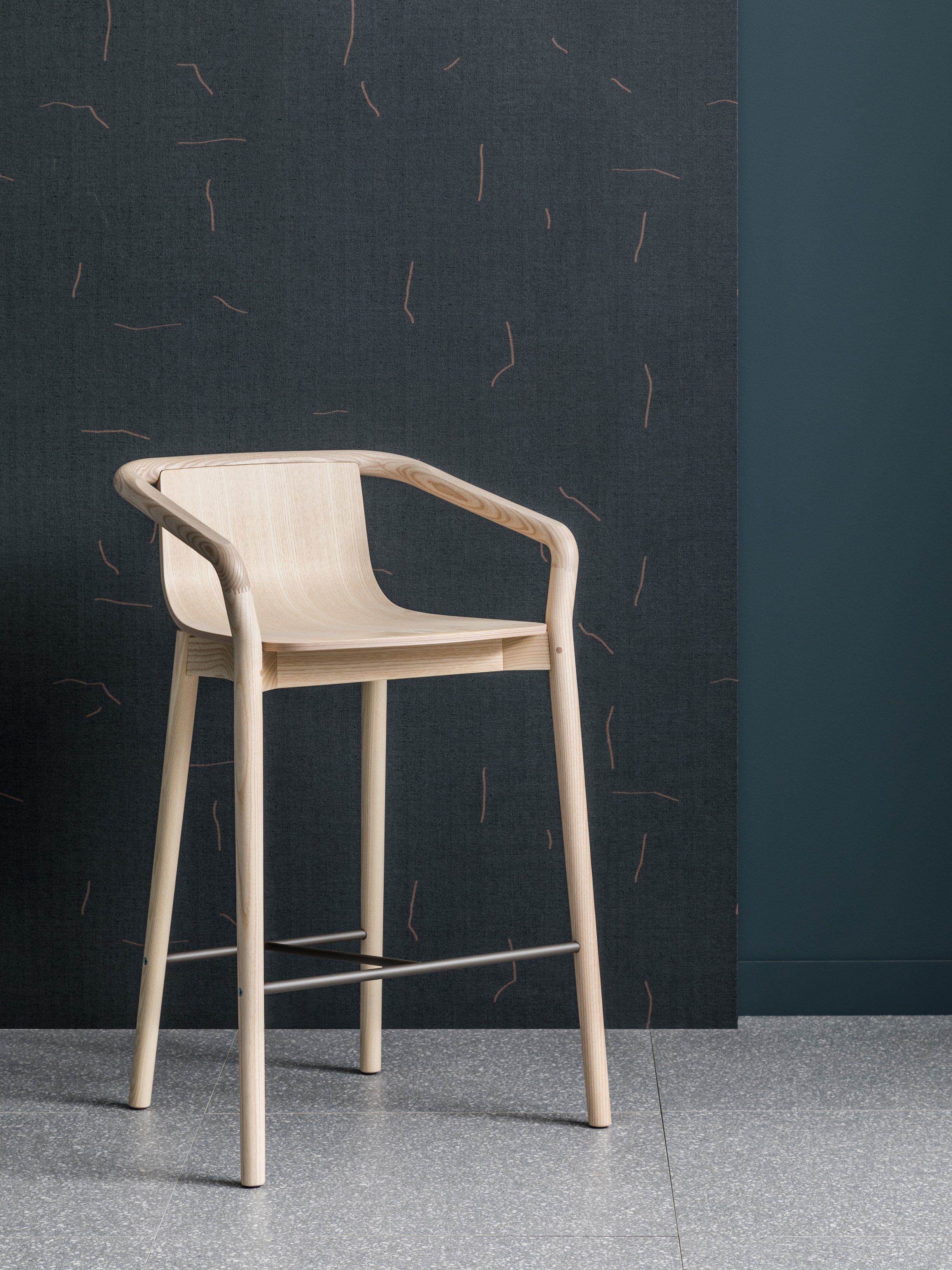 Барный стул из ясеня SP01 Томас ARCH-00124810 - Вид №3