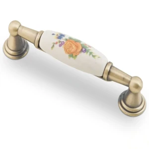 Мебельная ручка-скоба Kerron бронза 96 мм