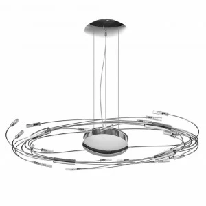 Подвесной светильник Lightstar Ovale 784344 LIGHTSTAR ДИЗАЙНЕРСКИЕ, OVALE 072224 Черный