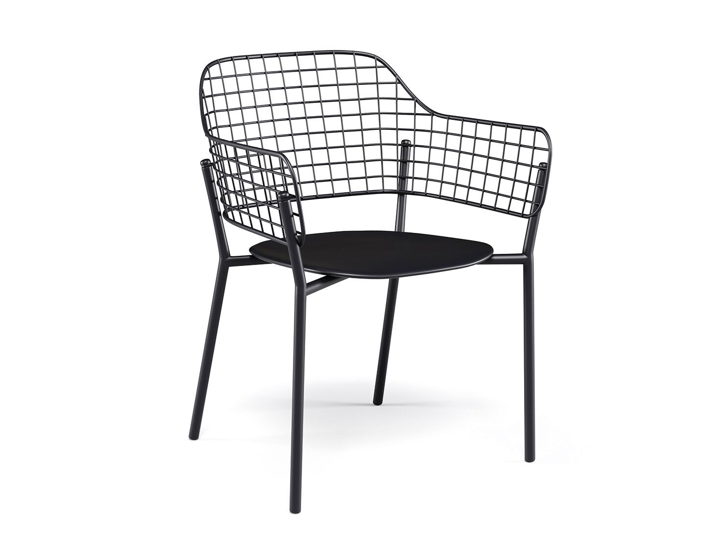 Садовый стул из нержавеющей стали с подлокотниками emu Lyze ARCH-00076431