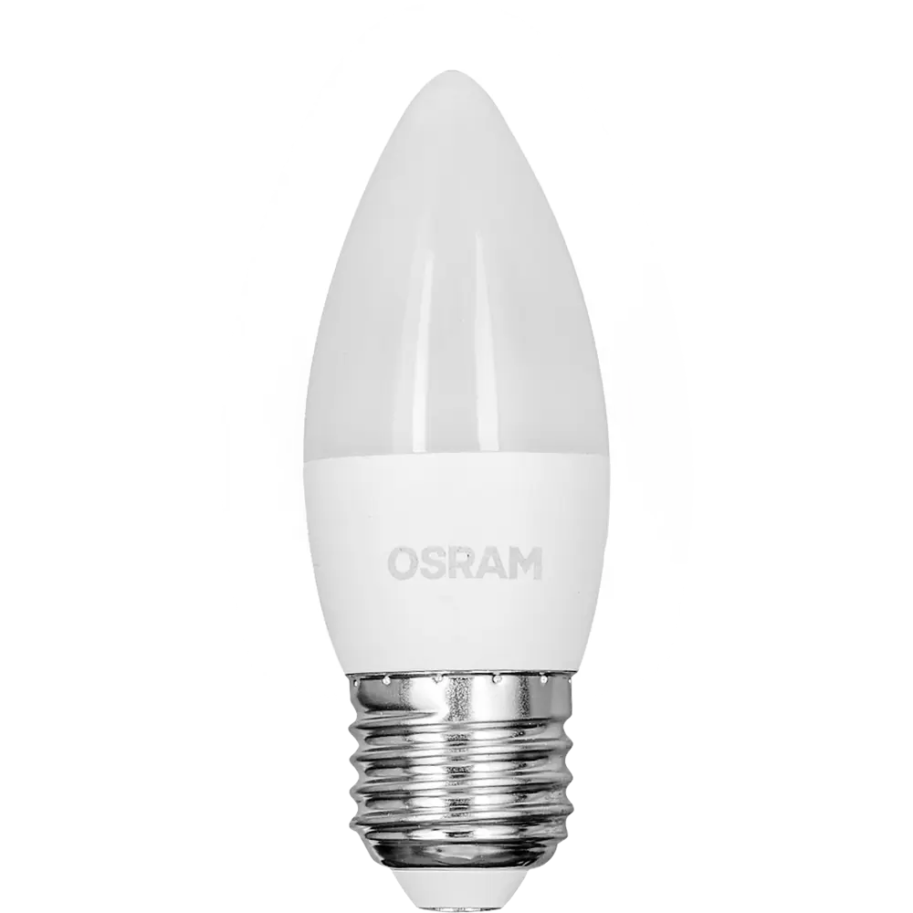 Светодиодная лампа OSRAM свеча 7Вт с теплым белым светом 85099652 STLM-0934411 - Вид №1
