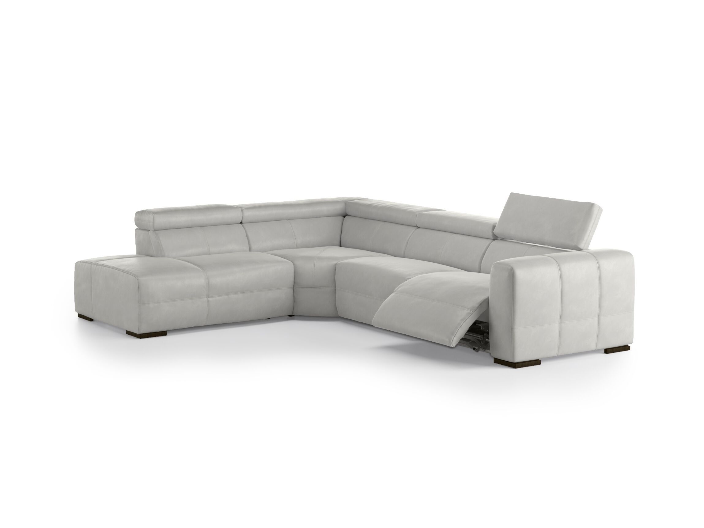 Кожаный угловой диван с откидной спинкой Natuzzi Italia Balance ARCH-00120166 - Вид №3