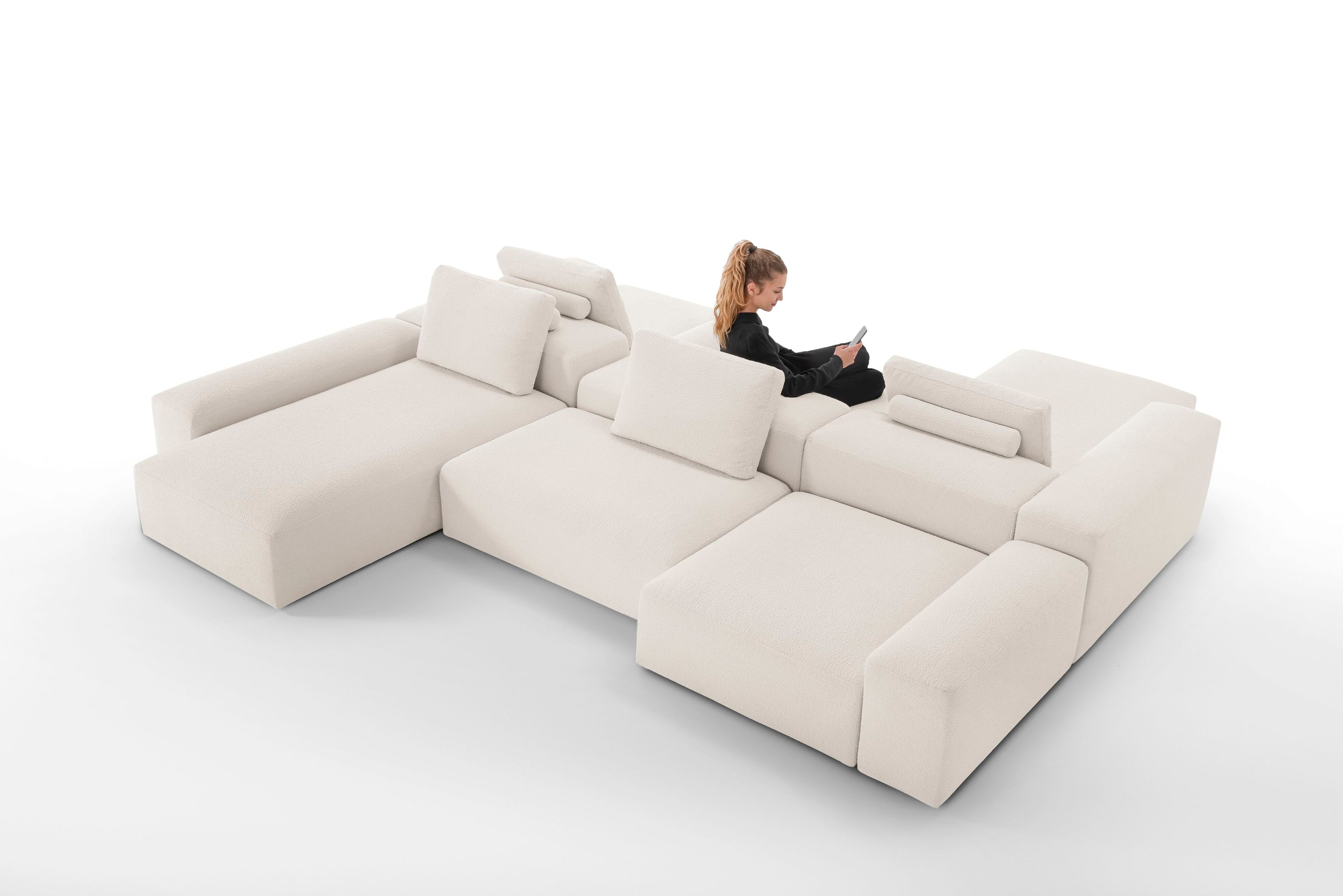 Секционный диван из ткани Felis Softliving ARCH-00129186 - Вид №15