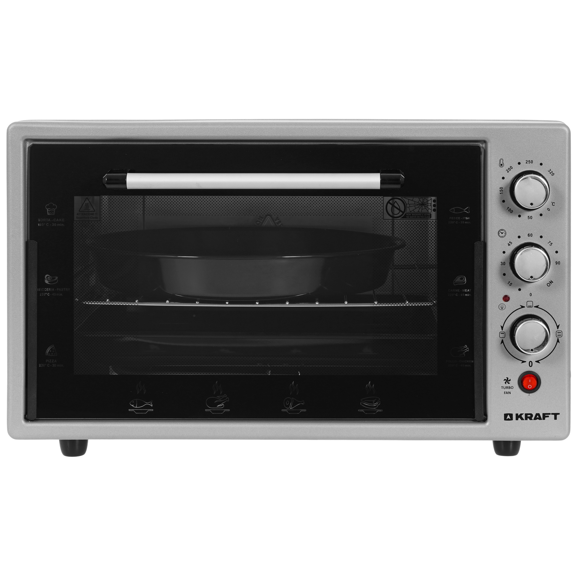 8189989 Мини-печь Kraft KF-MO 4506 GR серый STDN-0138557