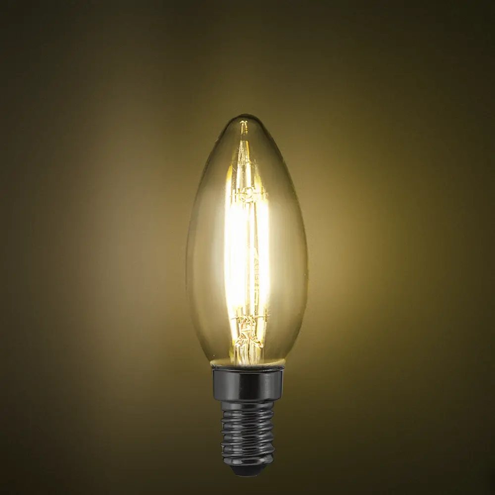 Лампа светодиодная Osram В E14 220/240 В 5 Вт свеча 600 лм нейтральный белый свет 85306971 STLM-2156560  - Вид №2