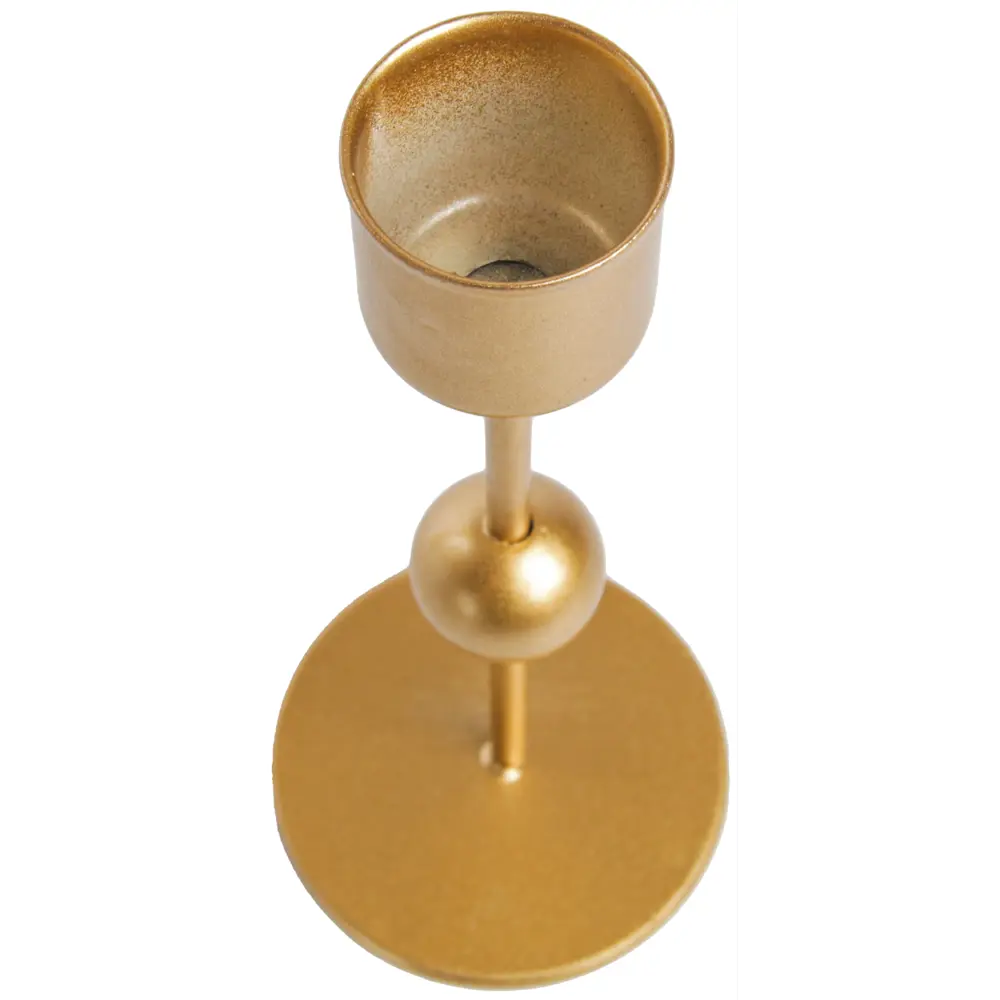 Подсвечник Comfort металл 15.5 см цвет золотой Santreyd STLM-2138033 - Вид №1