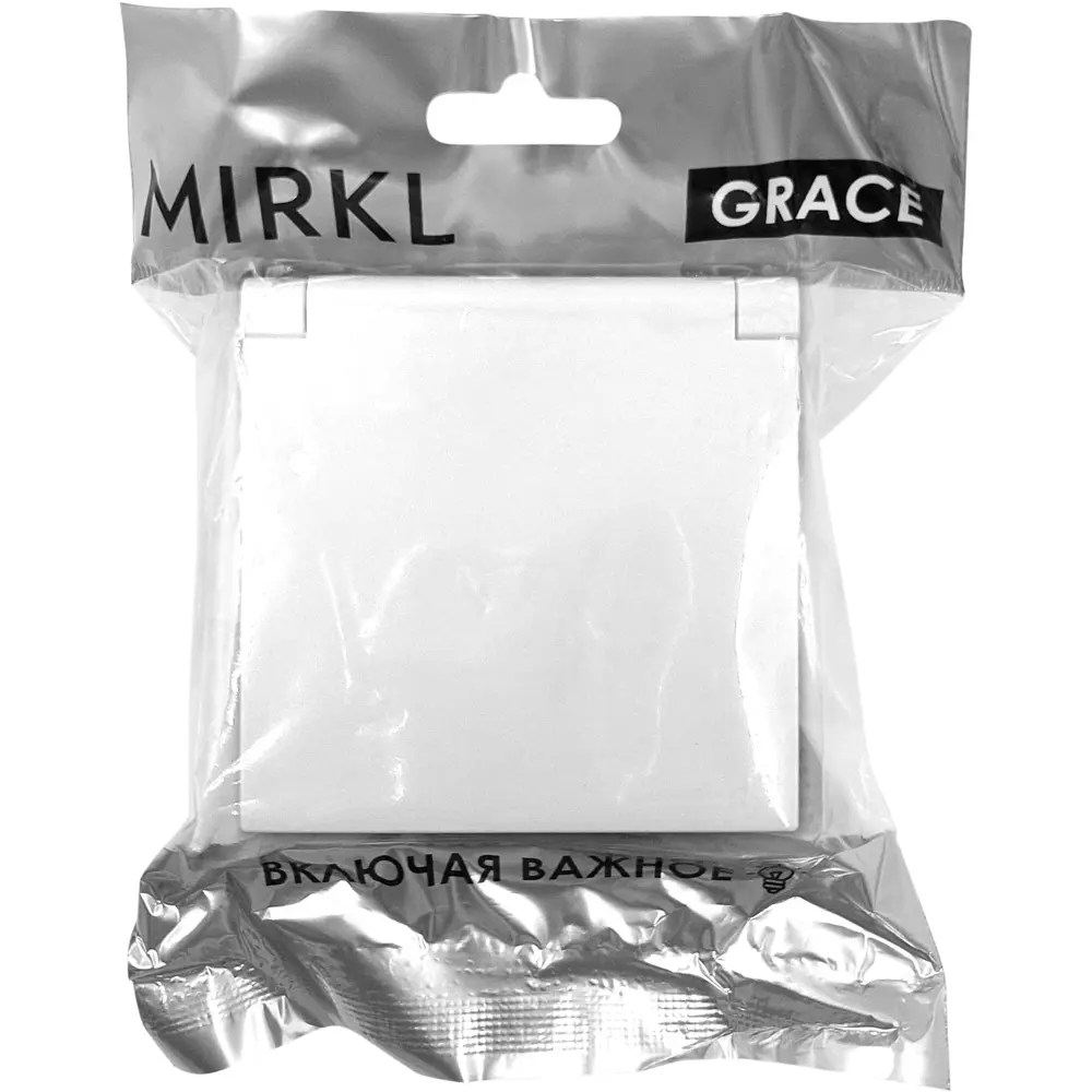Розетка встраиваемая Mirkl Grace с заземлением, белая 89393855 STLM-1489164 - Вид №5