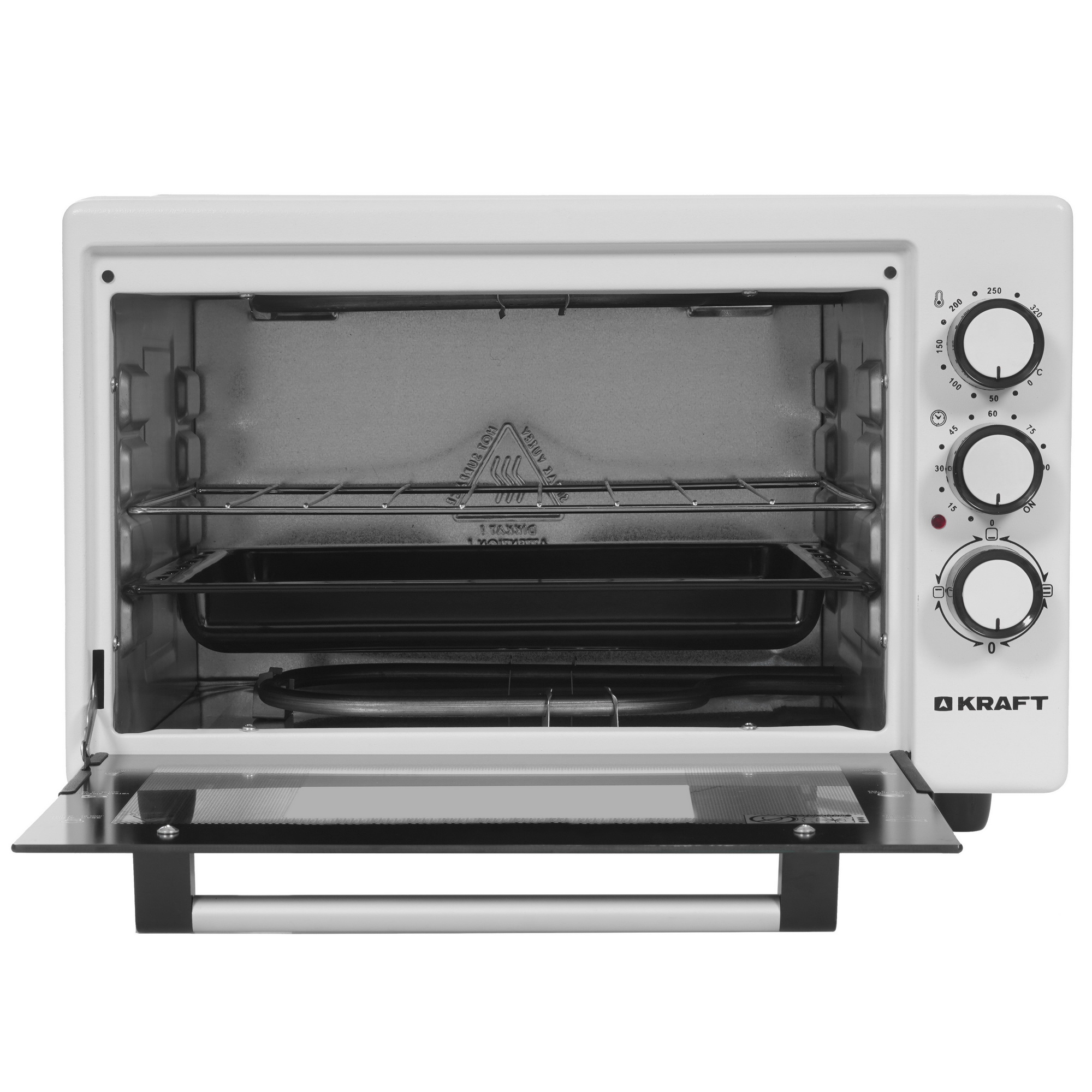 5083459 Мини-печь Kraft KF-MO 3800 W белый STDN-0151205 - Вид №5