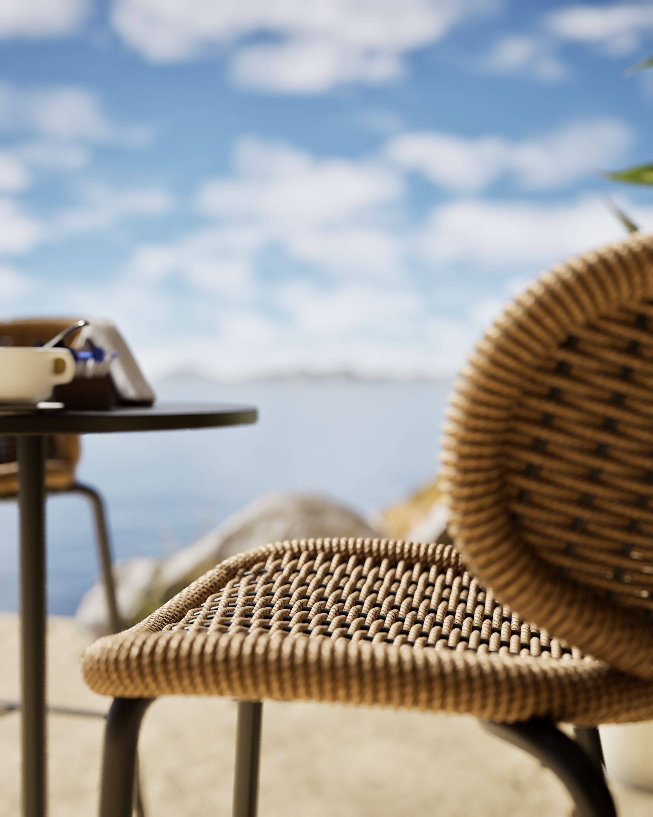 Штабелируемый садовый стул из морской веревки DRIGANI Бильбао ARCH-00147891 - Вид №3