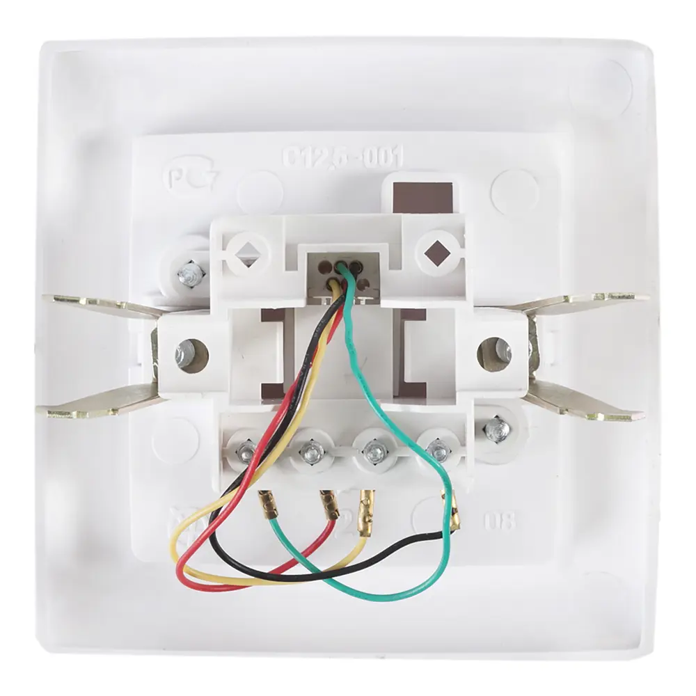 Телефонная розетка встраиваемая Reone RJ11, цвет белый STLM-2202725 - Вид №2