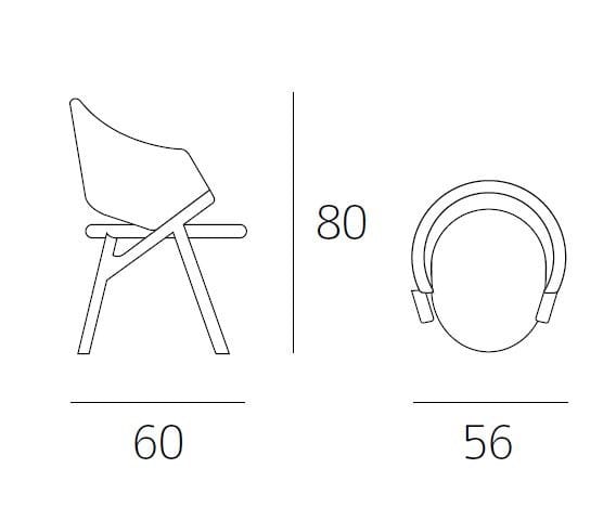 Мягкий стул с подлокотниками Pacini & Cappellini BYRON ARCH-00110966 - Вид №2