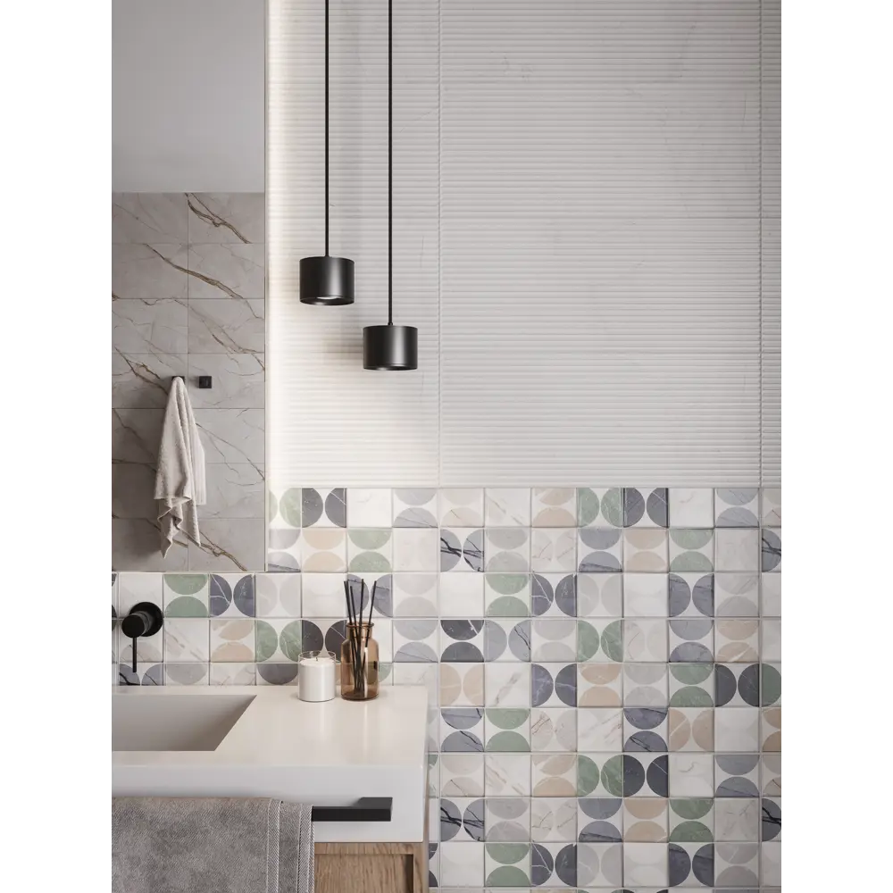 Настенная плитка Gracia Ceramica Time 03 белый мрамор 25x60 см 89416688 STLM-1568930 - Вид №4