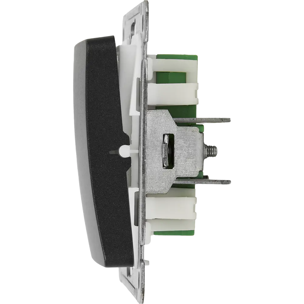 Переключатель встраиваемый Hegel Мастер 1 клавиша цвет черный STLM-2167565 - Вид №3