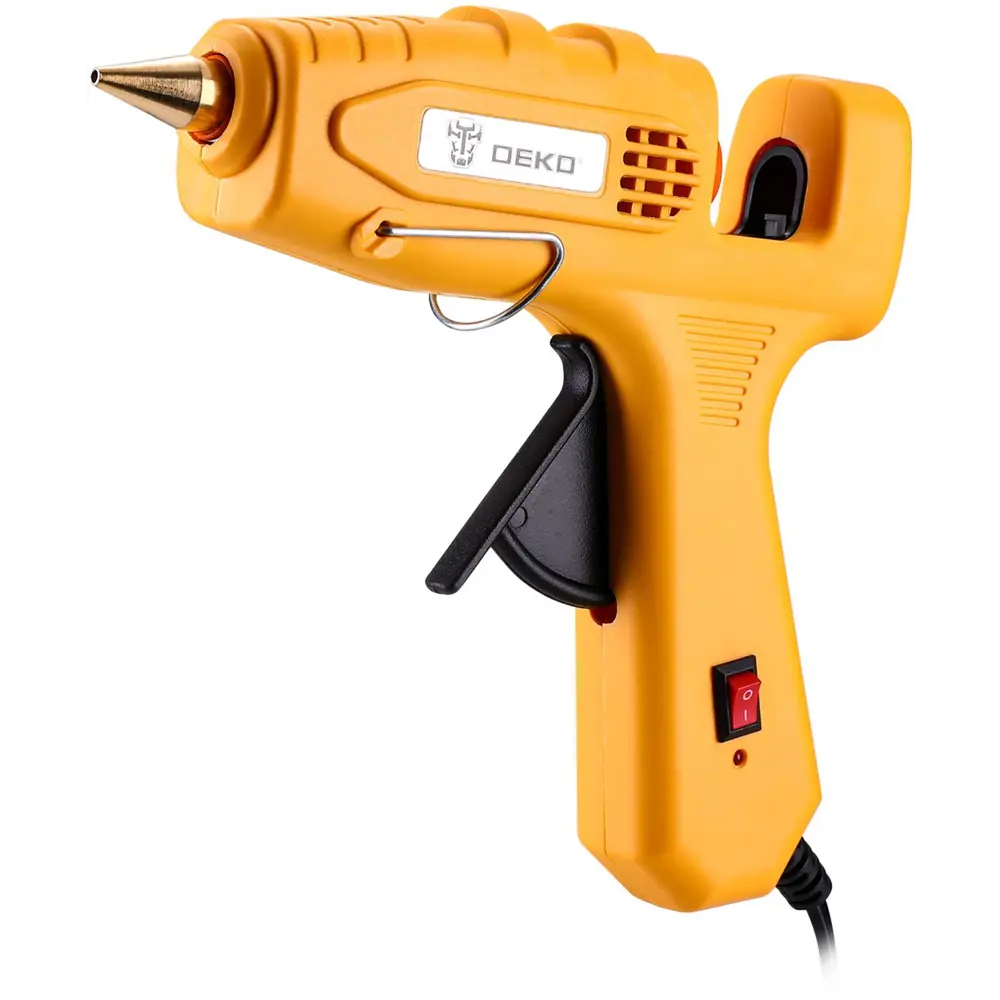 Термоклеевой пистолет DEKO GG-120 с набором стержней 89408381 STLM-1566840