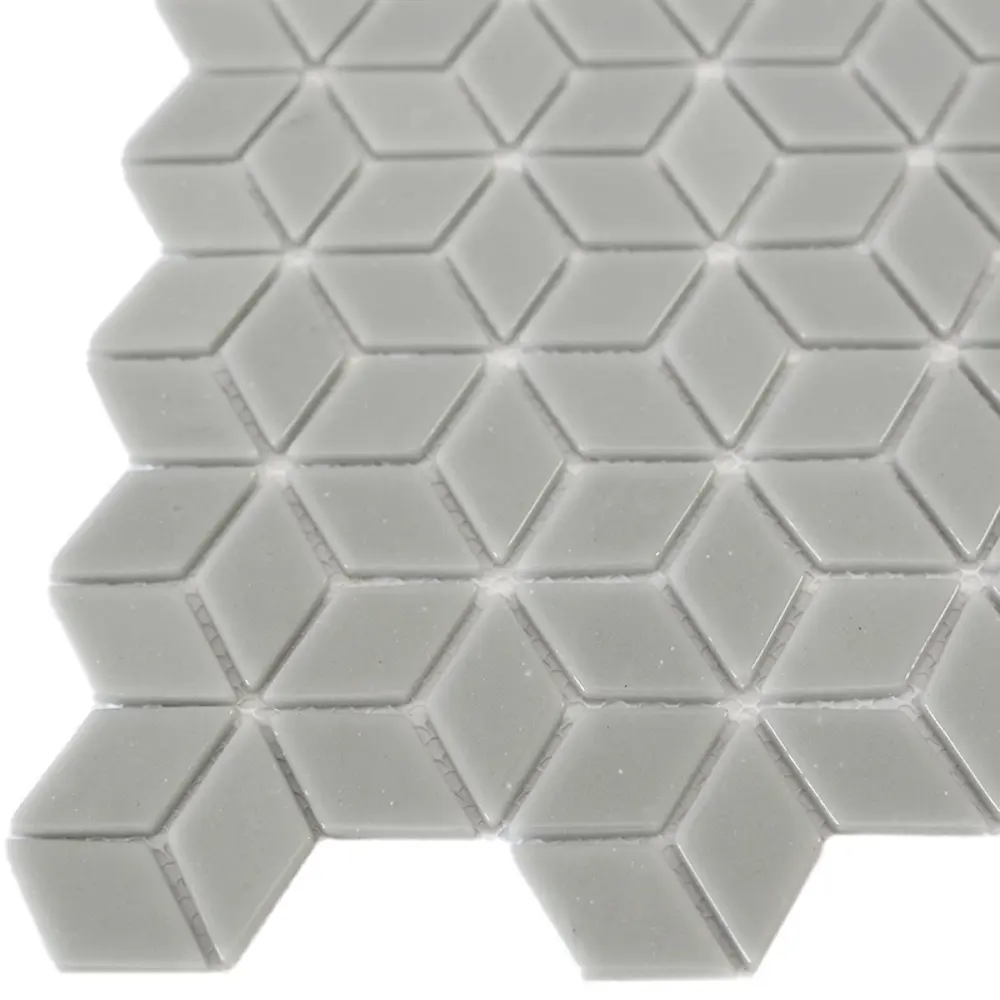 Мозаика стеклянная Natural STP-GR007-RMB 26x26 см цвет светло-серый Santreyd Steppa STLM-2167241 - Вид №2