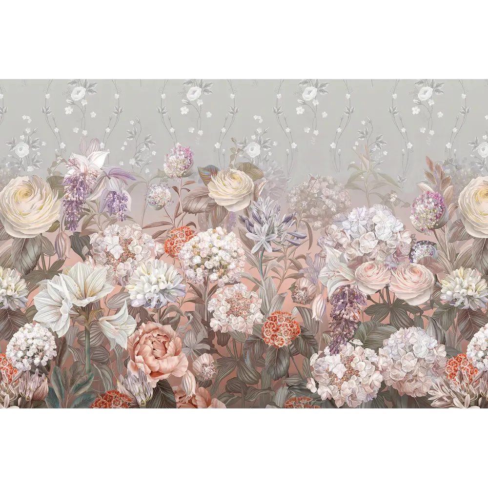 Фотообои Флористический коктейль флизелиновые, 400x270 см, L13-271 FBRUSH 3D FLIZART STLM-2097577