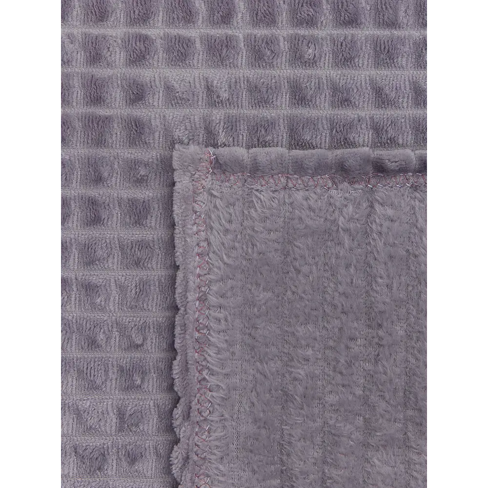 Плед Кубики 200x220 см фланель цвет сиреневый TEXREPUBLIC STLM-2107857 - Вид №1