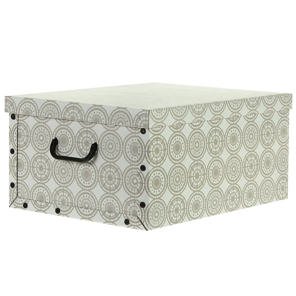 Коробка с ручками 39x50x24 см картон золотой узор 18740648 STLM-2086608 DOMOPACK LIVING 