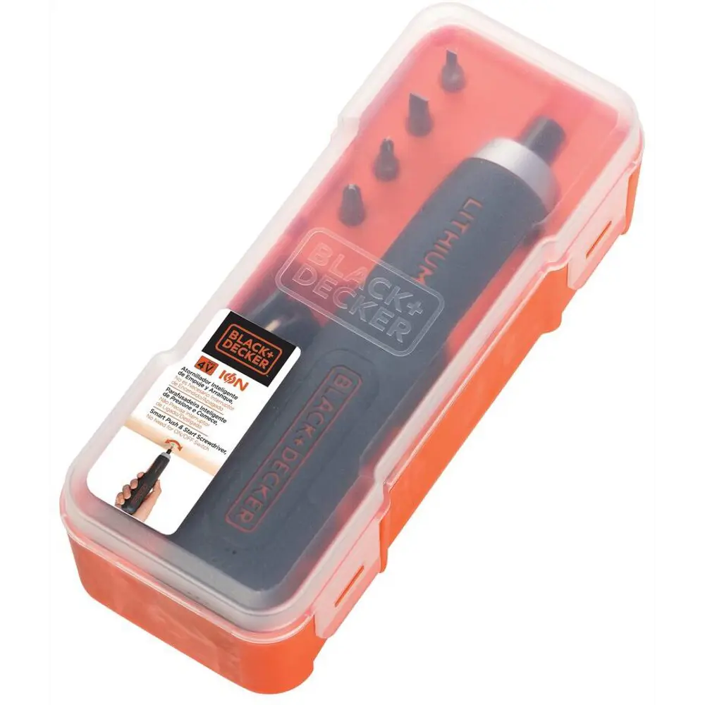 Отвертка аккумуляторная Black&Decker BD40K4, 3.6 В Li-ion 1.5 Ач BLACK + DECKER STLM-2012069 - Вид №14