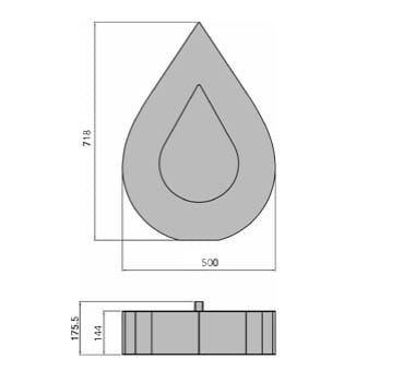 Биоэтанол настенный стальной камин ACQUAFUOCO FLAME WALL ARCH-00094002 - Вид №2