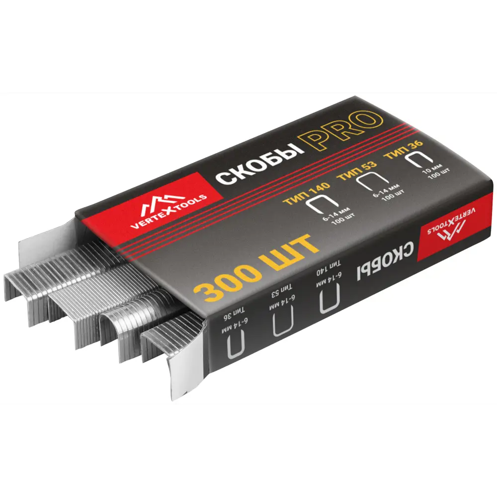 Степлер ручной Vertextools 0043-08 тип скоб 36/53/140 6-14 мм STLM-2099734 - Вид №3