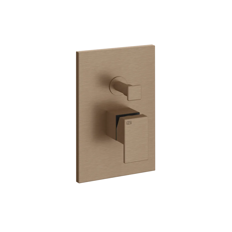 Смеситель для душа 44604 708 Gessi Rettangolo МЕДНЫЙ МАТОВЫЙ PVD 44604708