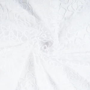 Тюль с вышивкой «Мороз» сетка 290 см цвет белый