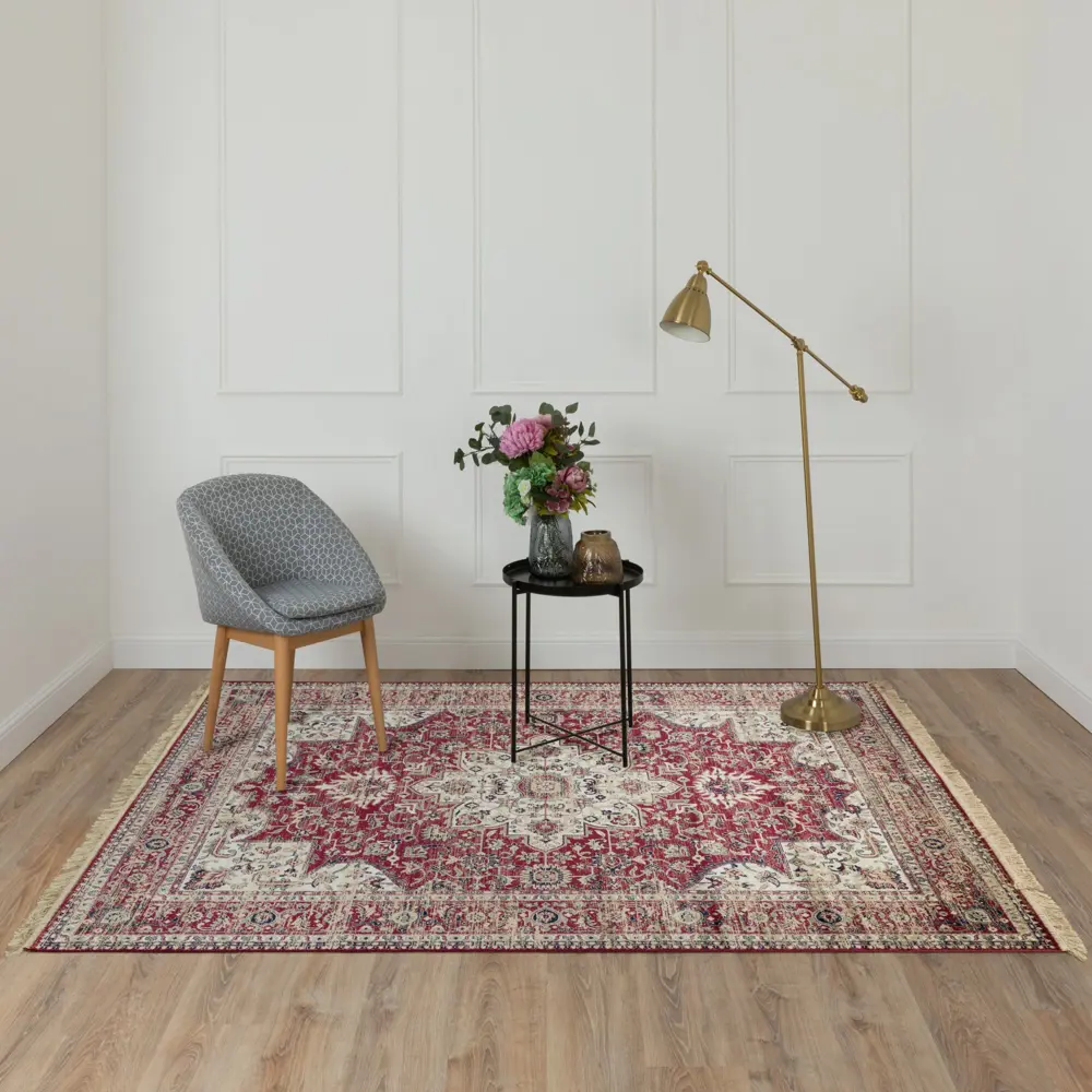 Ковер вискоза Isphahan 84486 80x150 см цвет красный DEVOS-CABY STLM-2041673 - Вид №5