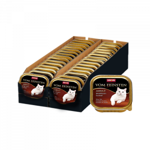ПР0004557*32 Корм для кошек Vom Feinsten Adult коктейль из разных сортов мяса конс. 100г (упаковка - 32 шт) Animonda
