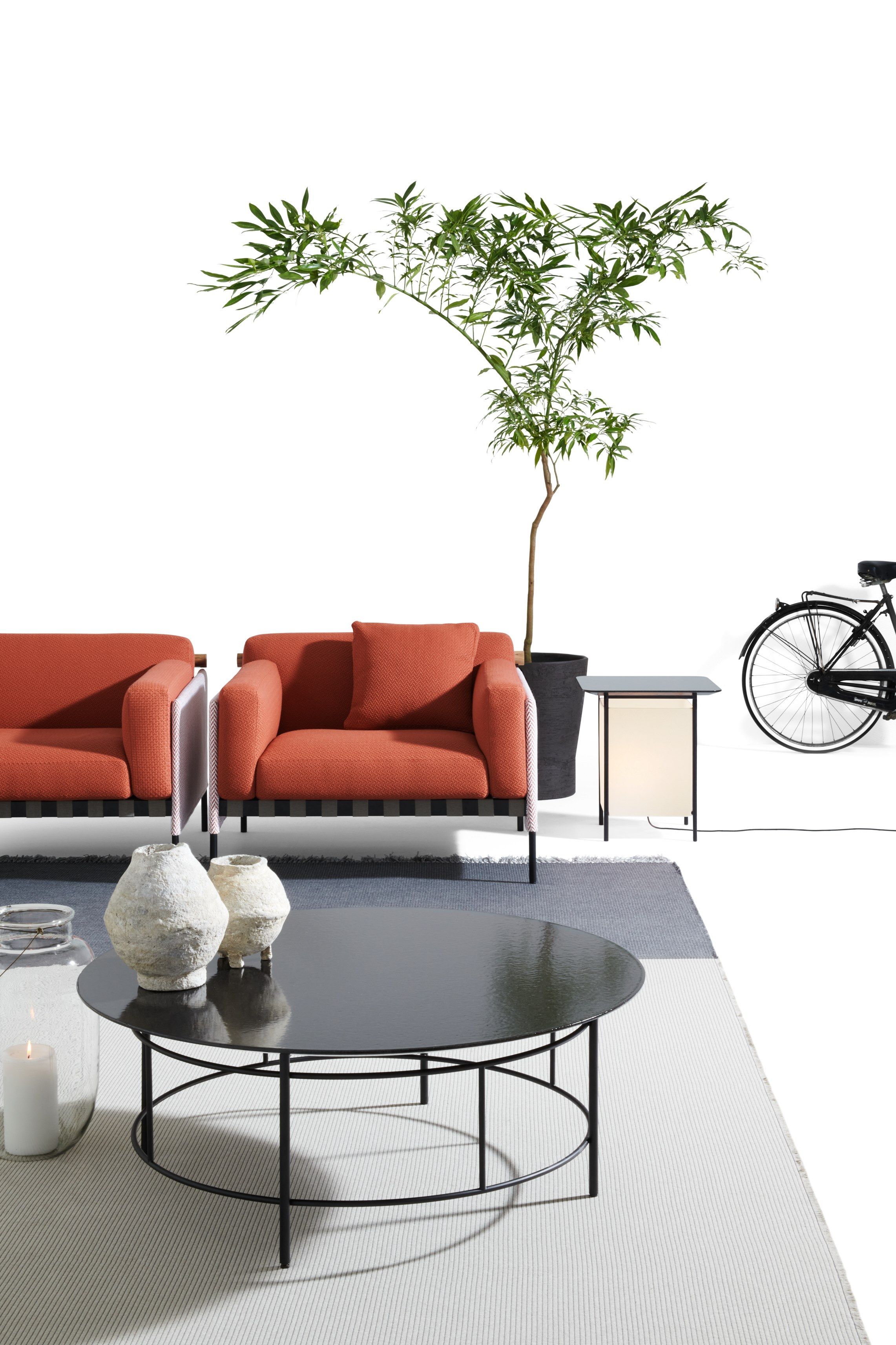 Круглый журнальный столик из натурального камня DE PADOVA Andon ARCH-00112500 - Вид №2