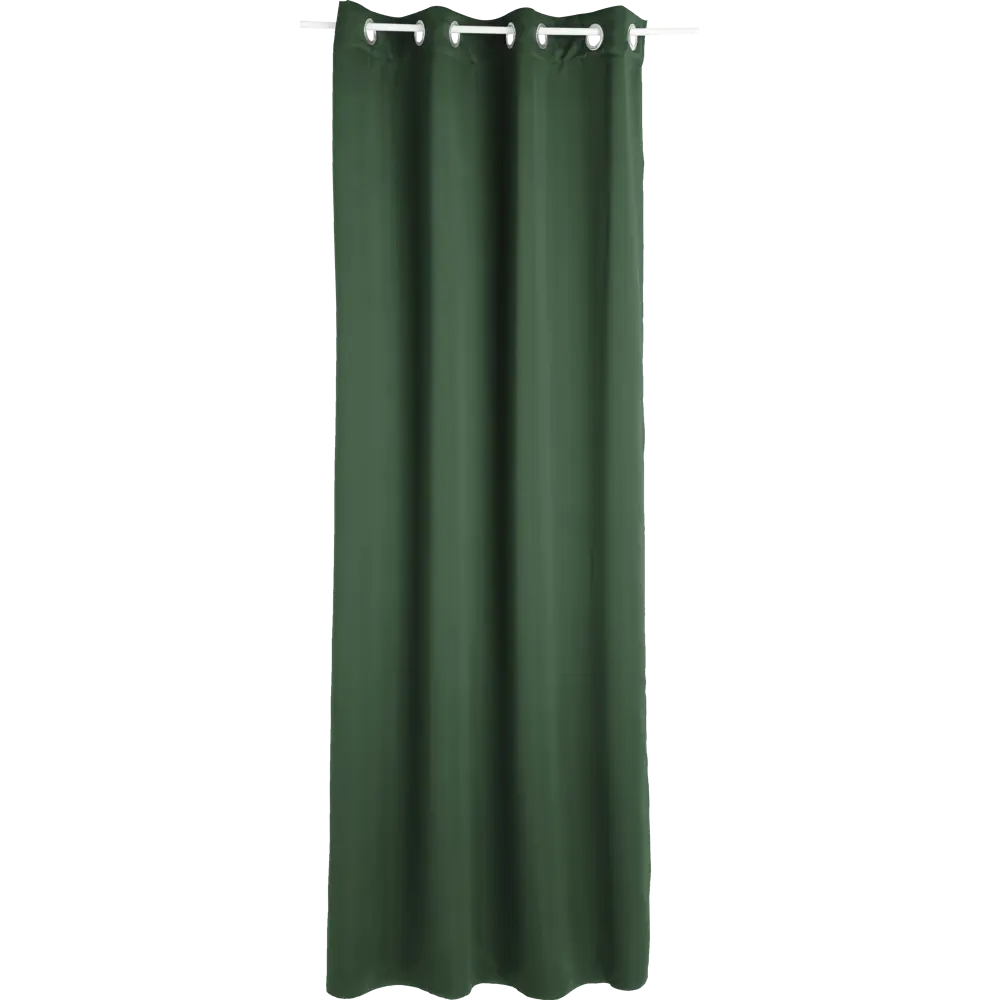 Штора на люверсах 140x260 см цвет зелёный Atmosphera STLM-2132063