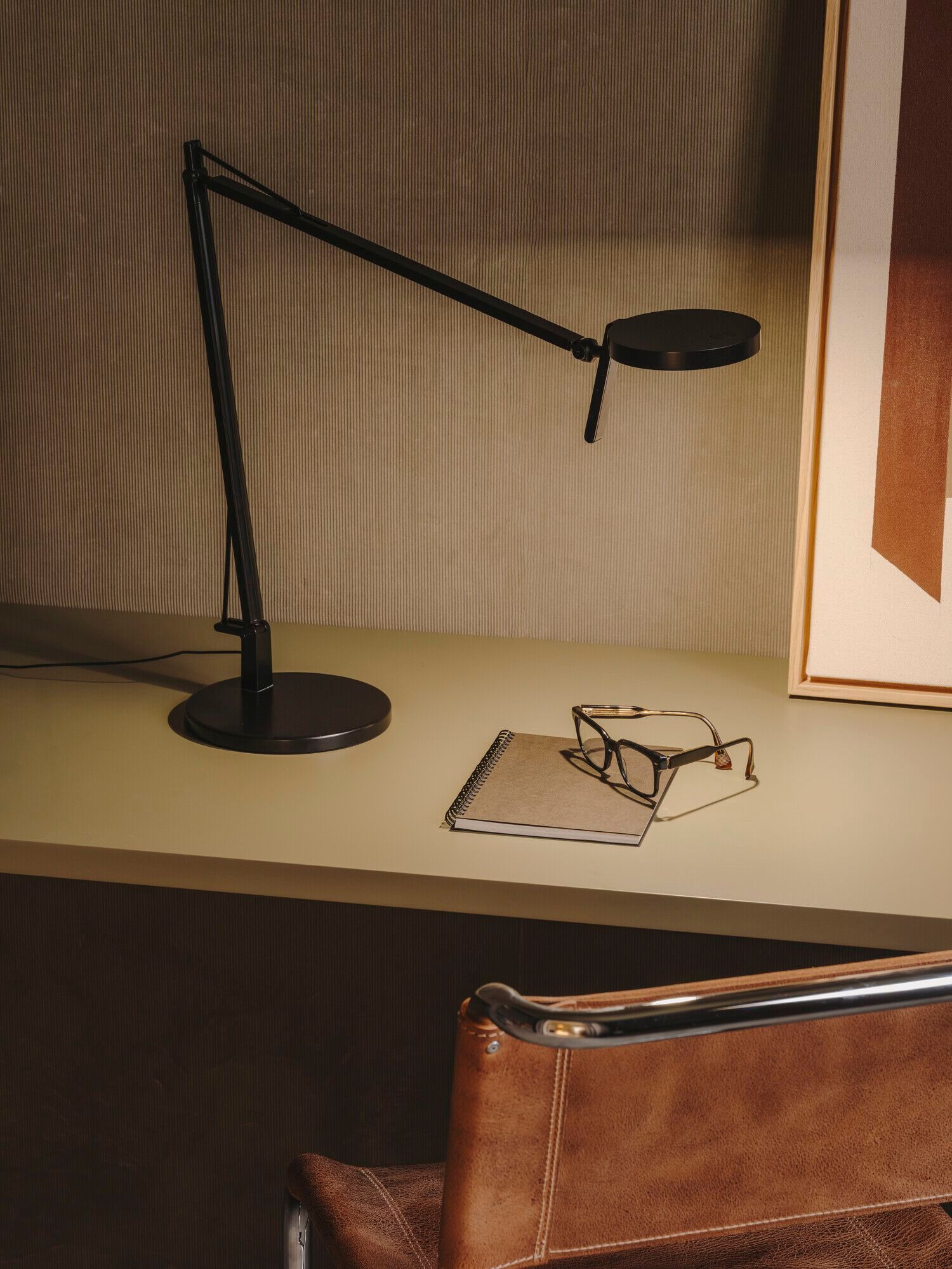 Регулируемая стальная светодиодная настольная лампа LedsC4 MACA ARCH-00001117 - Вид №3