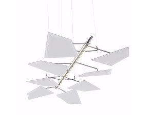 Акустическая подвесная панель из ткани