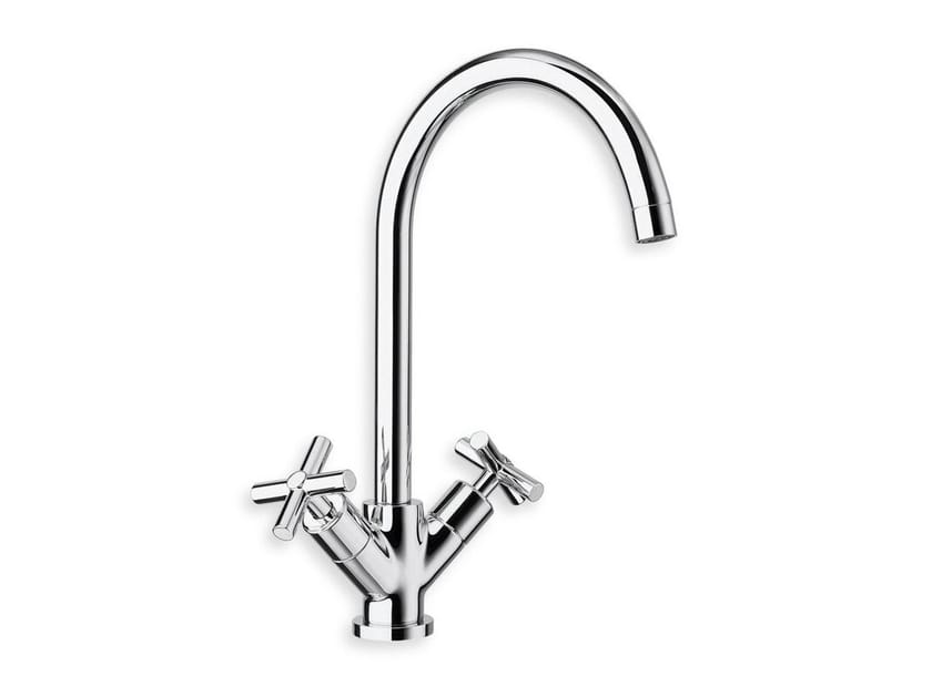 Однорычажный смеситель для кухни с поворотным изливом CRISTINA Rubinetterie кухня-современная коллекция ARCH-00141380
