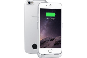 17458548 Чехол-аккумулятор для iPhone SE 2020/8/7/6S/6 3000мАч SILVER, B201, 51449 Interstep