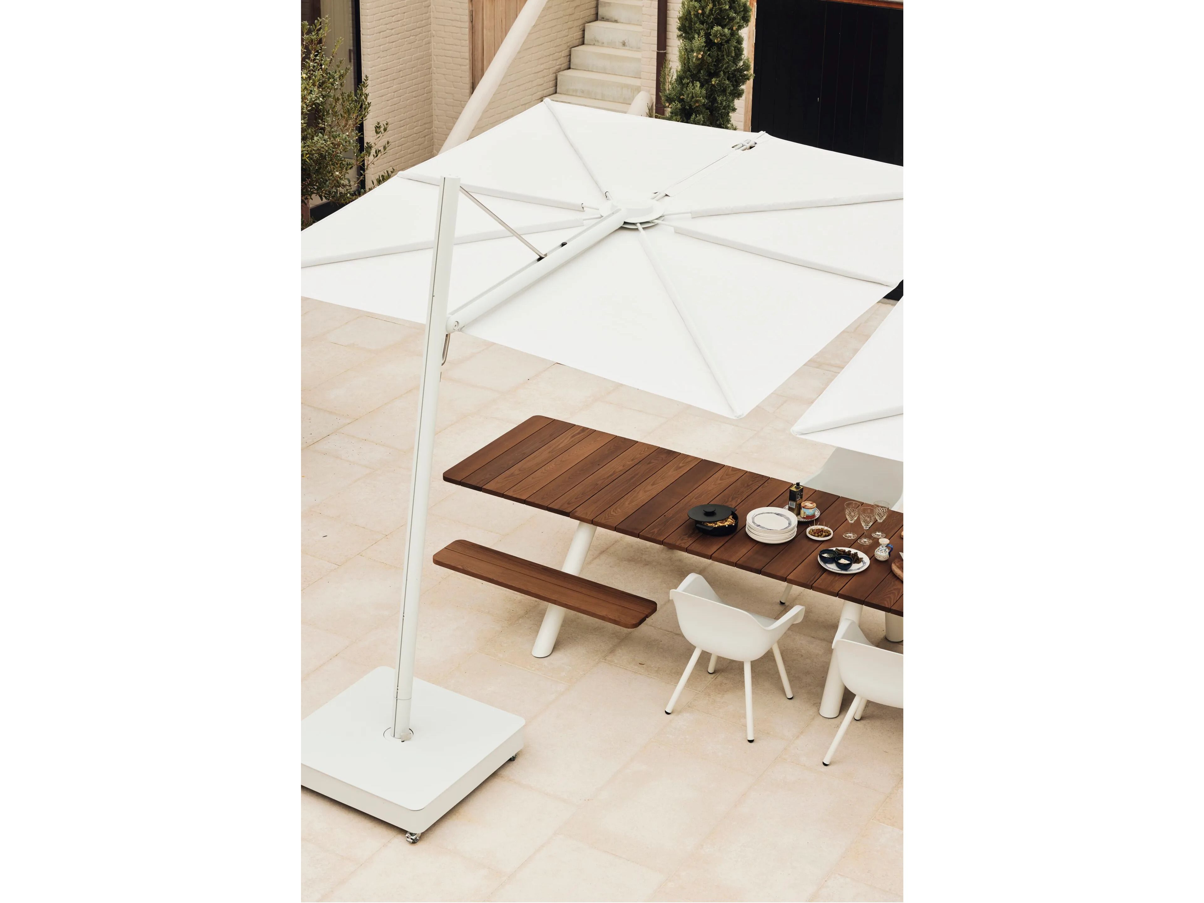 Алюминиевый зонтик с порошковым покрытием с боковым полюсом Extremis Sensu ARCH-00118962 - Вид №3