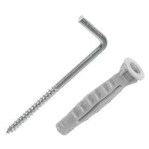 Дюбель-шуруп Standers 8x50 мм, L-образный крюк, 1 шт.