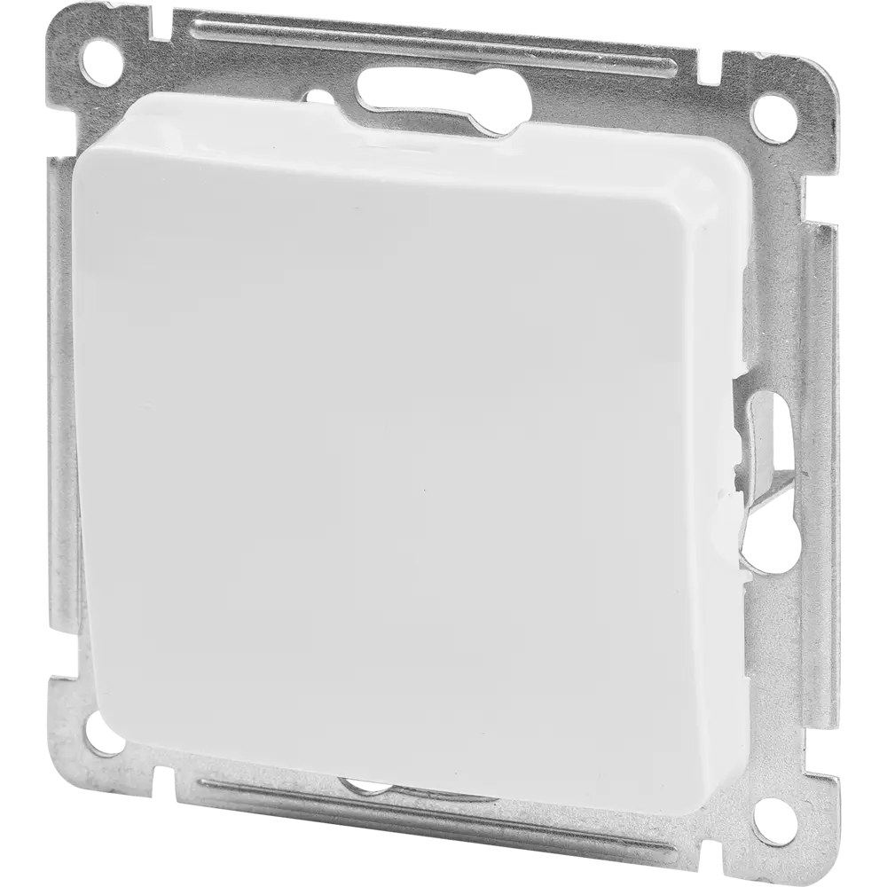 Переключатель встраиваемый Hegel Мастер 1 клавиша цвет белый STLM-2125650 - Вид №1